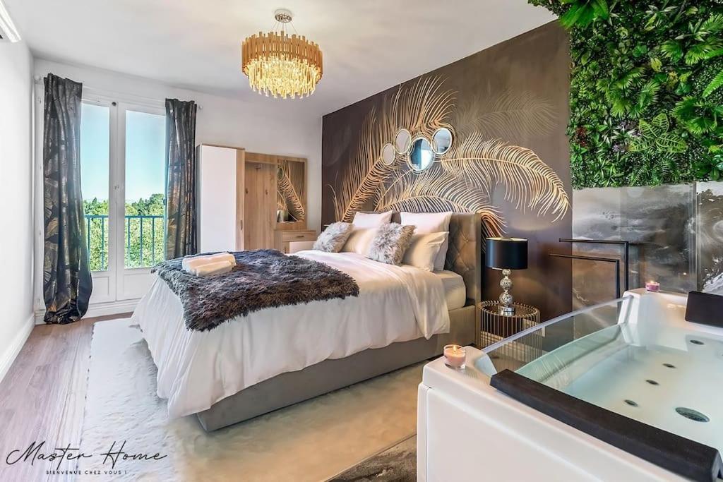 Gout De Luxe A Narbonne T3 Climatise, Spa, Parking Екстер'єр фото